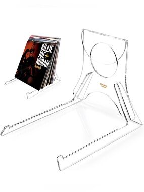 Clear Acrylic Vinyl record storage holder 20 pcs Display Stand - Transparent